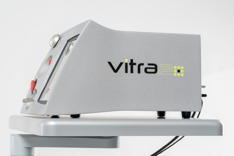 Vitra 2, Laser Fotocoagulação (532nm), lasers da marca Quantel Medical