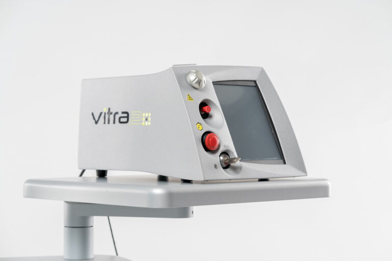 Vitra 2, Laser Fotocoagulação (532nm), lasers da marca Quantel Medical